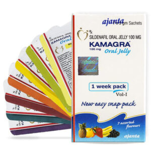 Kamagra Oral Jelly 100 mg/7包 液態果凍威而鋼 7種口味 台灣現貨